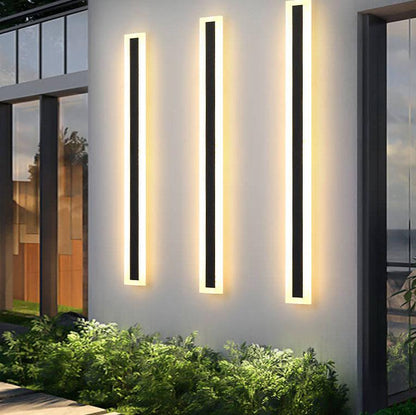 Zephyrine Modern Acrylic LED Bar Wall Sconce Weatherproof for Porch and Patio Lighting