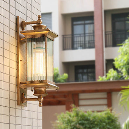Cinquette Industrial Black Aluminum LED Wall Sconce for Patio and Entryway