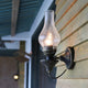 100V-120V / Clear Crackle Glass Shade