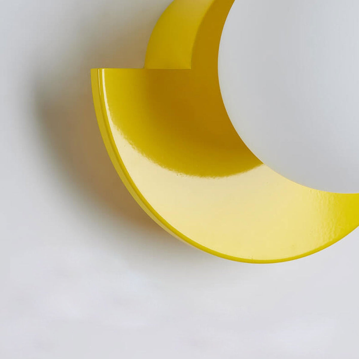 Cathalina Minimalist Iron Spherical Wall Sconce with Glass Shade for Hallway Lighting