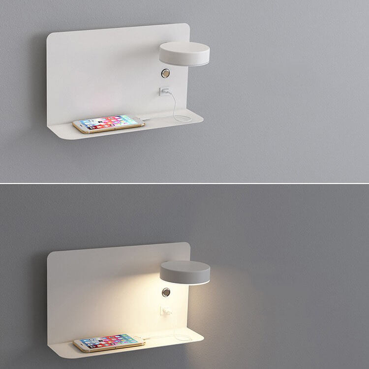 Juverna Modern Iron Square LED Wall Sconce for Hallway and Stairwell Lighting