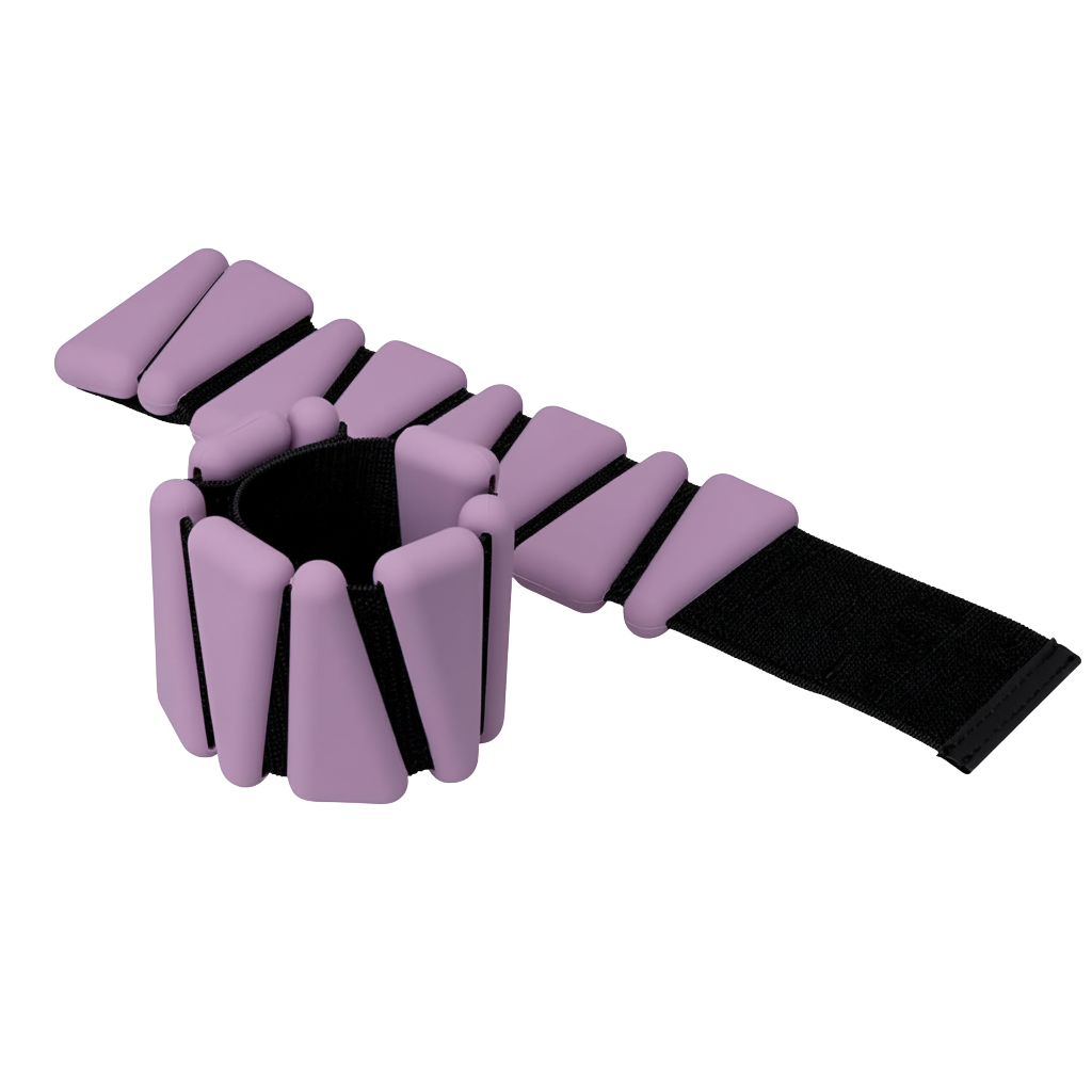 Adjustable Wrist and Ankle Weights Set (2 x 1 lb) – Wearable Resistance Bands for Walking, Pilates, Yoga, and Fitness Workouts