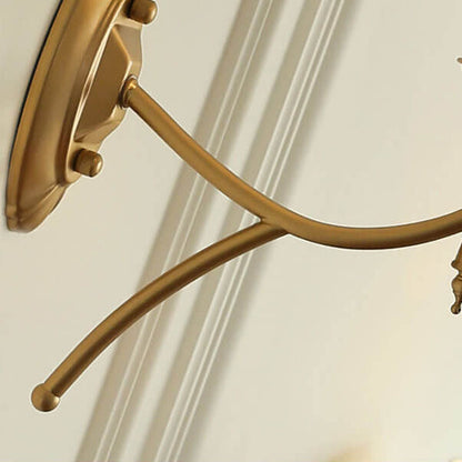 Calanthea European Iron Fabric Mushroom Wall Sconce for Bedside and Study Reading