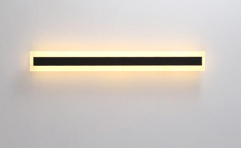 Zephyrine Modern Acrylic LED Bar Wall Sconce Weatherproof for Porch and Patio Lighting