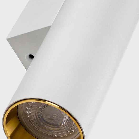 Kallista Minimalist Aluminum Cylinder Wall Sconce for Bedroom and Living Room Lighting