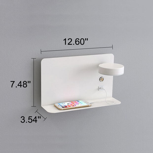 Juverna Modern Iron Square LED Wall Sconce for Hallway and Stairwell Lighting