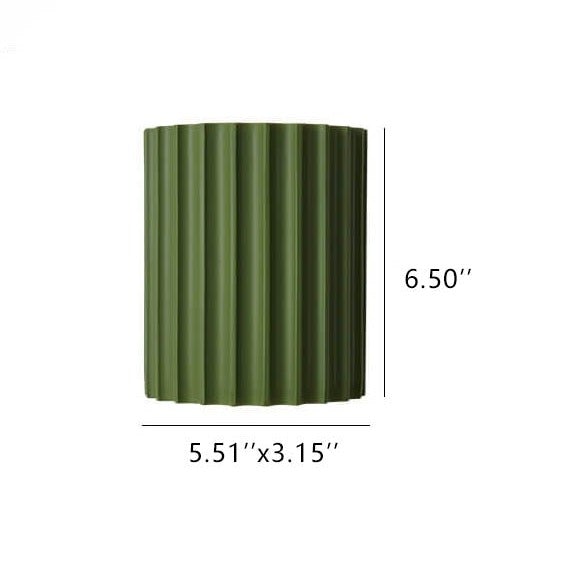 Quilliane Modern Resin Cylinder Wall Sconce for Hallway Accent Lighting