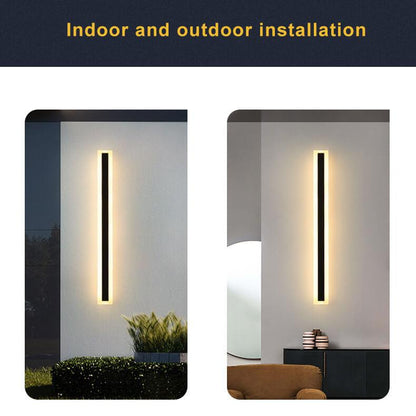 Zephyrine Modern Acrylic LED Bar Wall Sconce Weatherproof for Porch and Patio Lighting