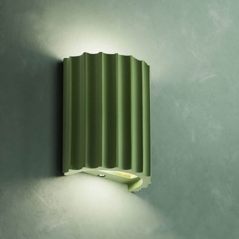Quilliane Modern Resin Cylinder Wall Sconce for Hallway Accent Lighting