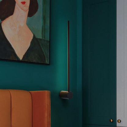 Xiomara Minimalist Aluminum LED Strip Wall Sconce with Dimmable Glow for Hallway Lighting