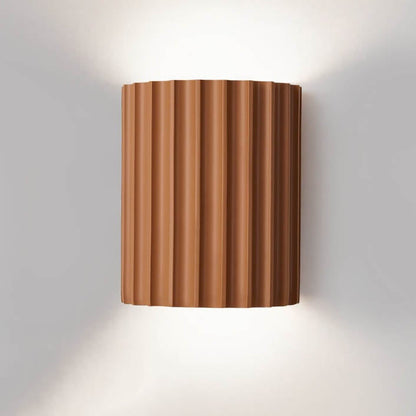 Quilliane Modern Resin Cylinder Wall Sconce for Hallway Accent Lighting