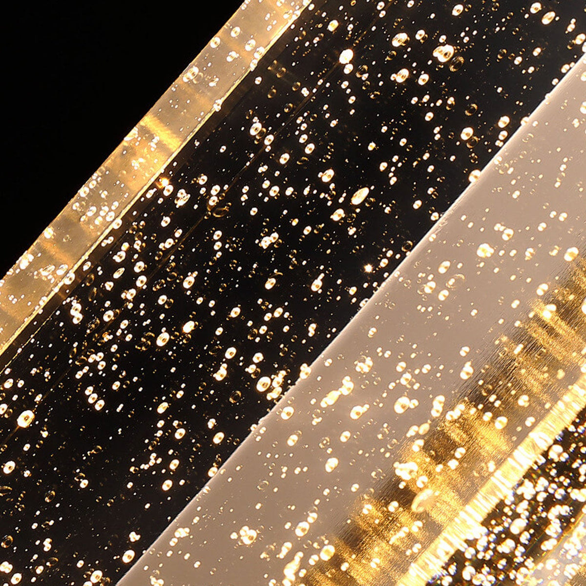 Vallonne European Gold Bubble Crystal LED Wall Sconce for Bedside Reading