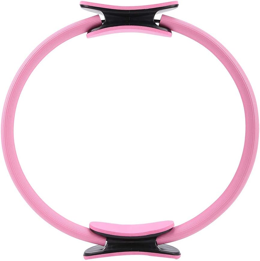 15" Pilates Ring with Foam Padded Handles – Lightweight Fitness Resistance Ring for Pilates and Exercise