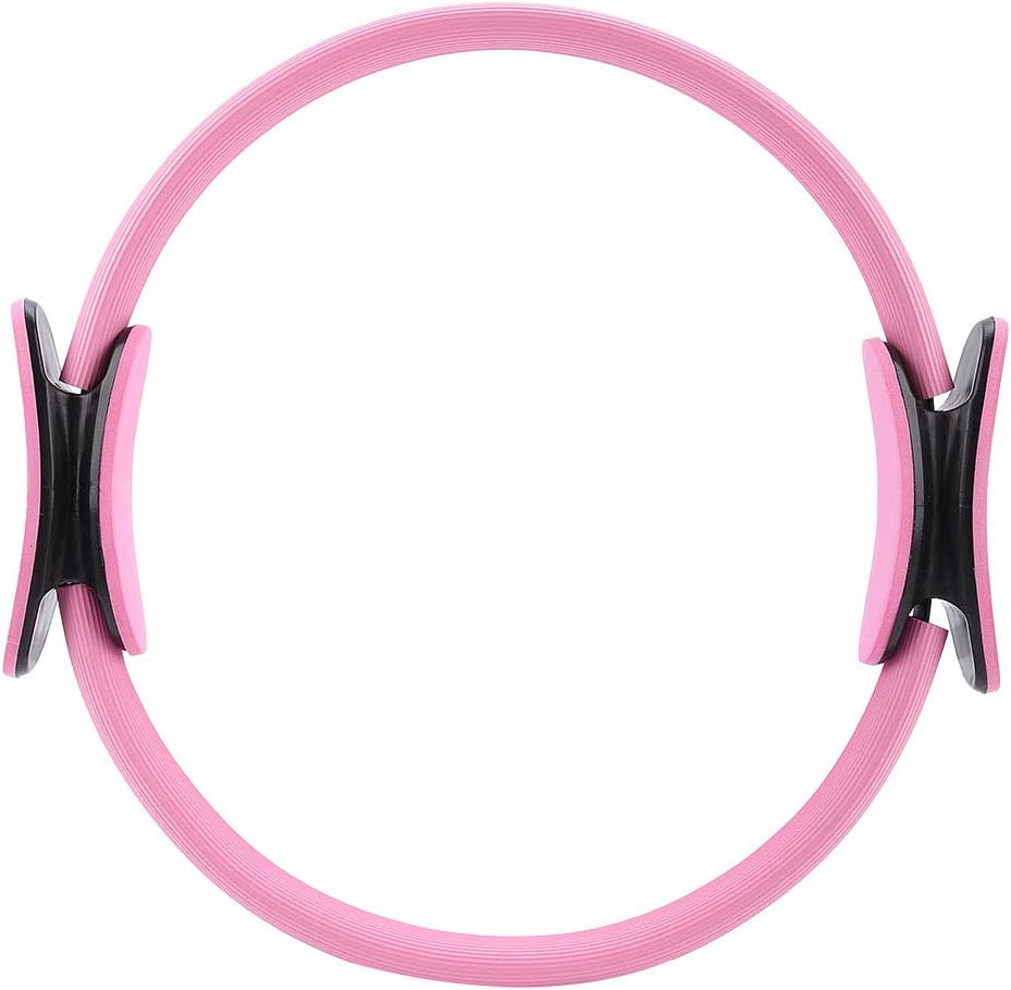 15" Pilates Ring with Foam Padded Handles – Lightweight Fitness Resistance Ring for Pilates and Exercise