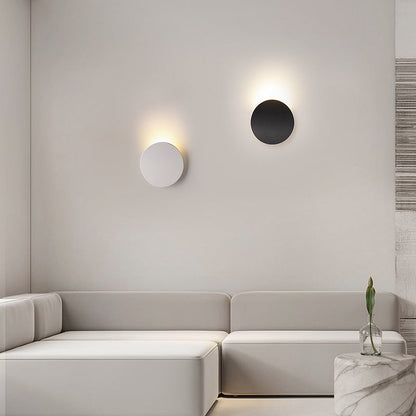 Alarielle Minimalist Curved Aluminum LED Wall Sconce for Hallway and Stairwell Lighting