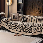 Stretch Maze-Pattern Sofa Cover