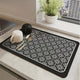 Mandala Dish Drying Mat