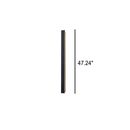 Maelis Retro Black Acrylic Strip LED Wall Sconce Weatherproof for Outdoor Walls