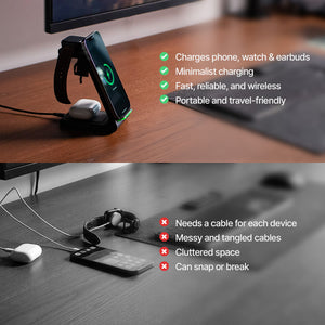 3-in-1 Wireless Charging Station