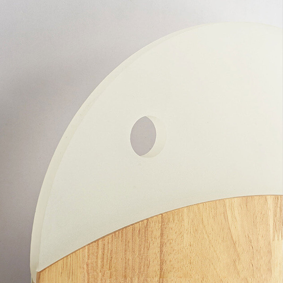 Yolandine Nordic Oak Acrylic Fish Wall Sconce for Bedside Reading and Study