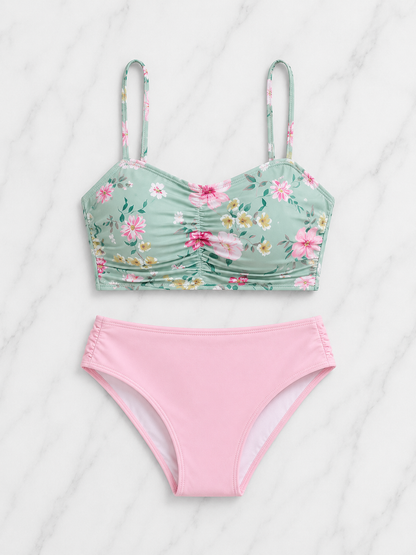 Floral Print Bikini Set