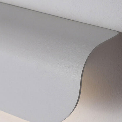 Winsloe Modern Curved Aluminum Outdoor Wall Light Weatherproof for Patio and Garden