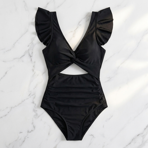 Tummy Control Ruched One-Piece Swimsuit
