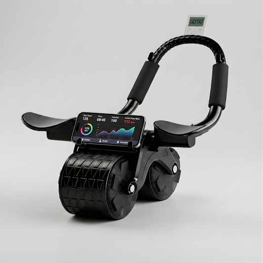 AxioZone Automatic Rebound Ab Roller — Core Strength with Built-In Elbow Support