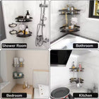 Curved Aluminum Shower Caddy