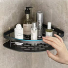 Curved Aluminum Shower Caddy