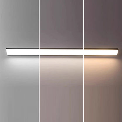 Isarelle Minimalist Black Aluminum LED Outdoor Wall Light Weatherproof for Patio and Entryway