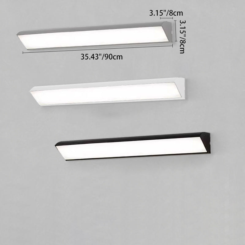 Isarelle Minimalist Black Aluminum LED Outdoor Wall Light Weatherproof for Patio and Entryway