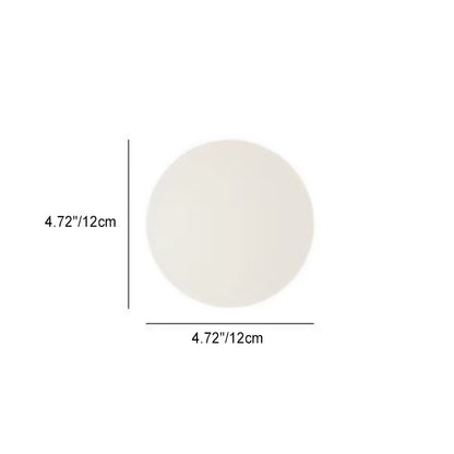 Jessamine Minimalist White Glass Orb Wall Sconce for Living Room Accent Lighting