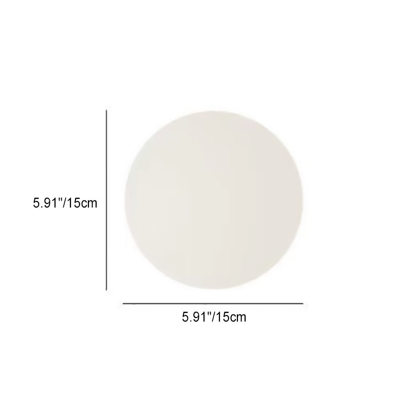 Jessamine Minimalist White Glass Orb Wall Sconce for Living Room Accent Lighting