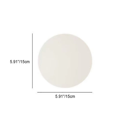 Jessamine Minimalist White Glass Orb Wall Sconce for Living Room Accent Lighting