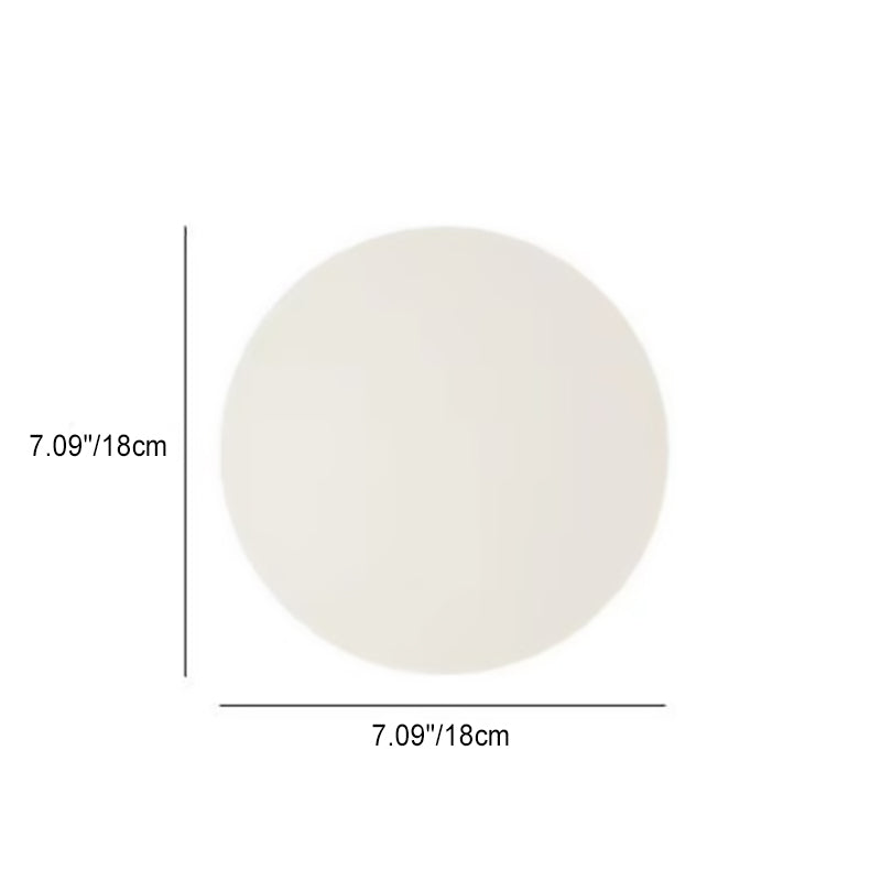 Jessamine Minimalist White Glass Orb Wall Sconce for Living Room Accent Lighting
