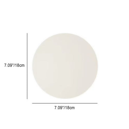 Jessamine Minimalist White Glass Orb Wall Sconce for Living Room Accent Lighting
