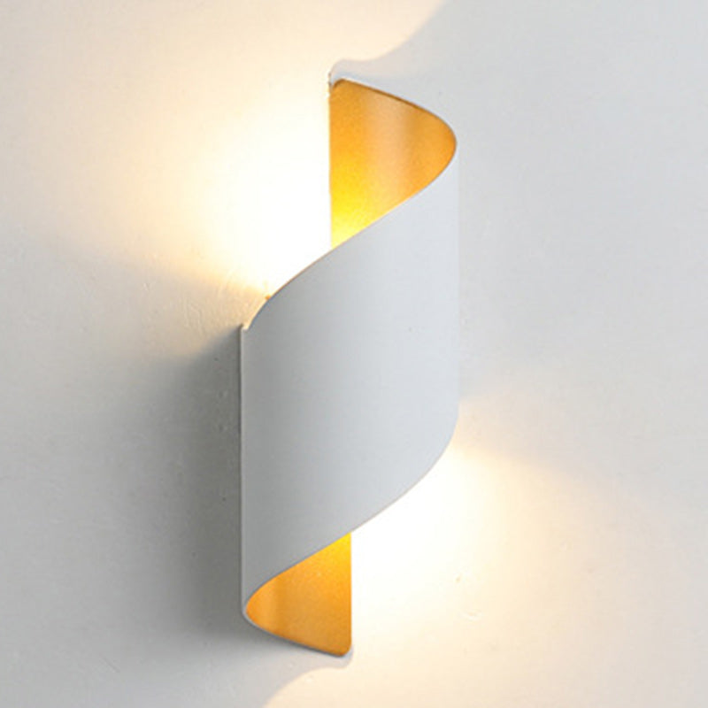 Ombrelle Minimalist Waterproof Aluminum LED Wall Sconce for Bedroom and Bath