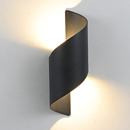 Ombrelle Minimalist Waterproof Aluminum LED Wall Sconce for Bedroom and Bath