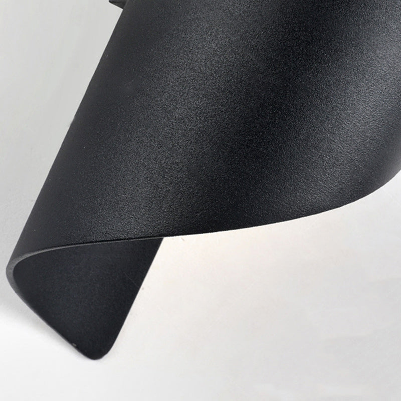 Ombrelle Minimalist Waterproof Aluminum LED Wall Sconce for Bedroom and Bath