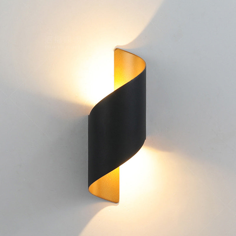 Ombrelle Minimalist Waterproof Aluminum LED Wall Sconce for Bedroom and Bath