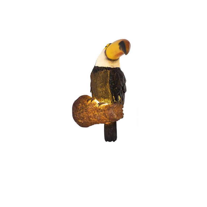 Joliette Colorful Resin Animal-Motif LED Outdoor Wall Light for Garden and Patio Accent