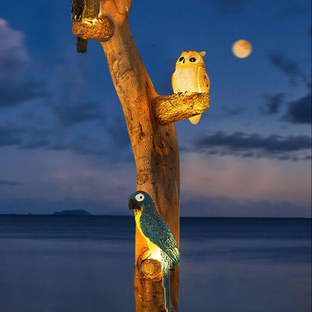 Joliette Colorful Resin Animal-Motif LED Outdoor Wall Light for Garden and Patio Accent