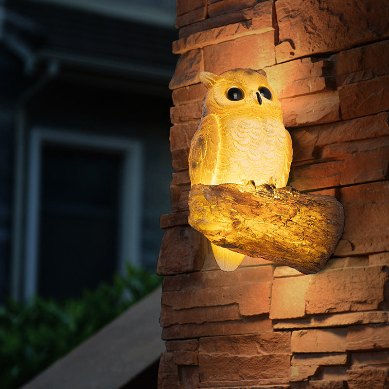 Joliette Colorful Resin Animal-Motif LED Outdoor Wall Light for Garden and Patio Accent
