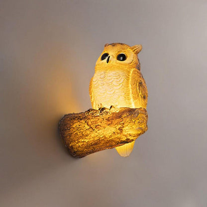 Joliette Colorful Resin Animal-Motif LED Outdoor Wall Light for Garden and Patio Accent