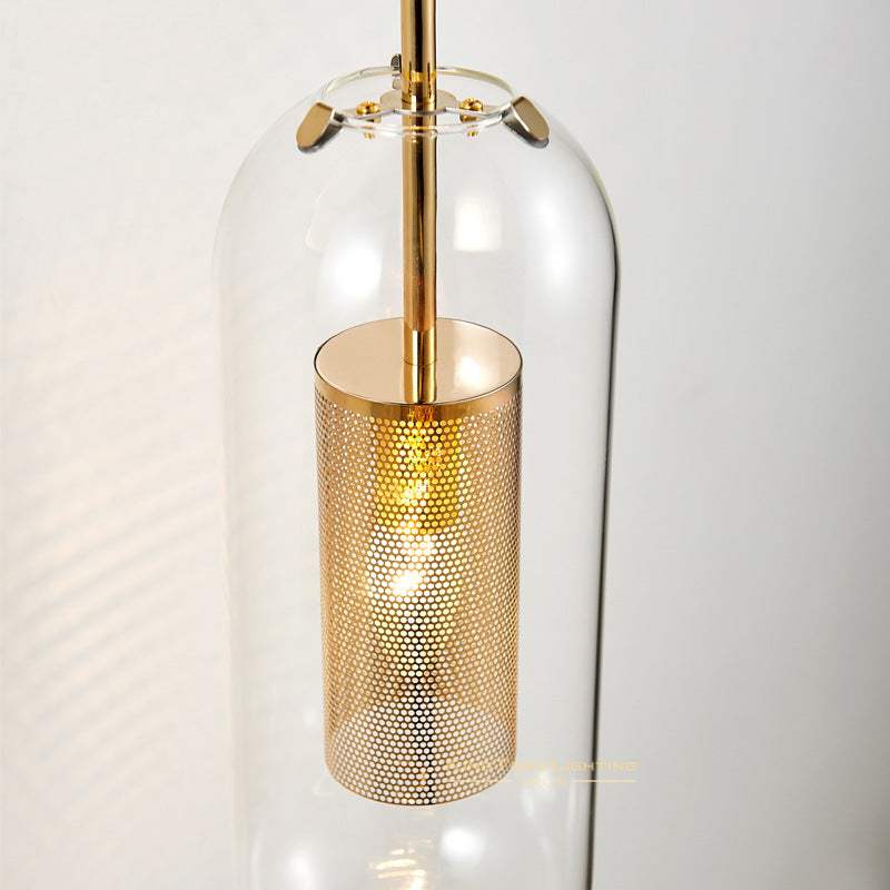 Kestrelle Scandinavian Gold Stainless Steel Cylinder Wall Sconce for Bedroom Reading Light
