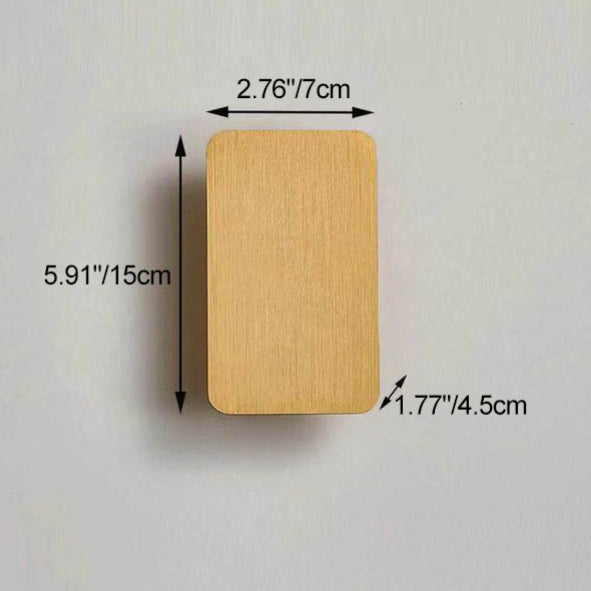 Fiorella Minimalist Aluminum Rectangular Wall Sconce for Hallway and Stairwell Lighting