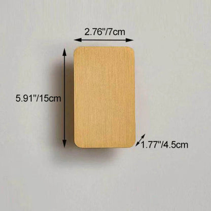 Fiorella Minimalist Aluminum Rectangular Wall Sconce for Hallway and Stairwell Lighting