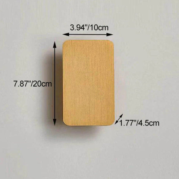 Fiorella Minimalist Aluminum Rectangular Wall Sconce for Hallway and Stairwell Lighting