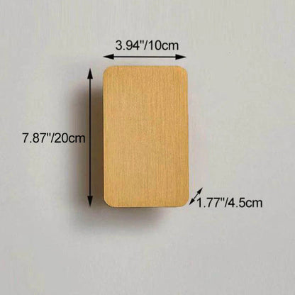 Fiorella Minimalist Aluminum Rectangular Wall Sconce for Hallway and Stairwell Lighting
